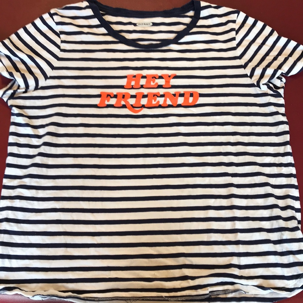 Old Navy “Hey Friend” Tshirt - Picture 1 of 4